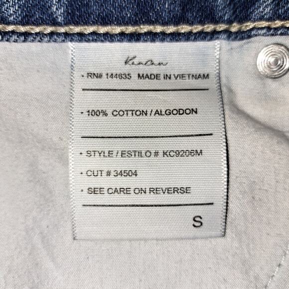 Kancan Shorts Womens Size S Blue Distressed Cowgirl Beachy Preppy Cleangirl - Picture 7 of 10